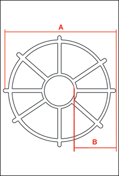 Desenho técnico. CAD. Modelo R.