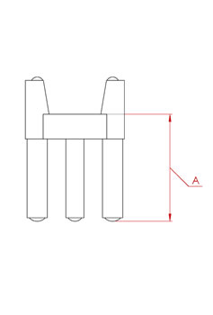 Desenho técnico. CAD. Modelo ETJ.