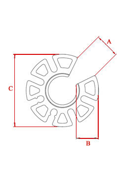 Desenho técnico. CAD. Modelo CE.